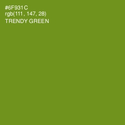 #6F931C - Trendy Green Color Image